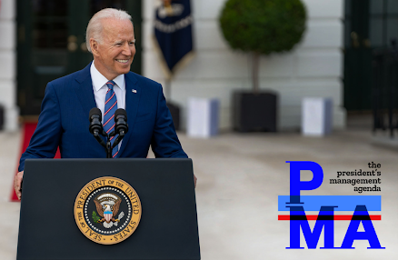 President Biden speaking at a podium