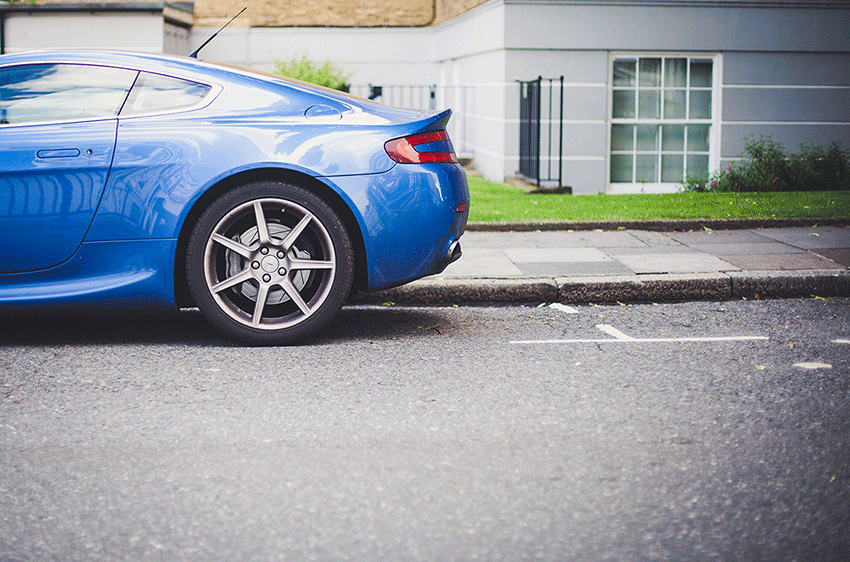 Car parked on street